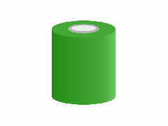 Термотрансферная лента wax/resin зелёная - купить